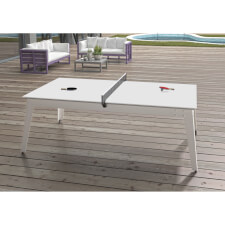 The optional dining/table tennis top.