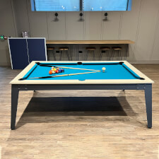 The Steel pool table.