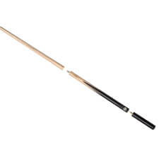 A separated Peradon Hawk 3/4 Jointed 8 Ball Pool Cue