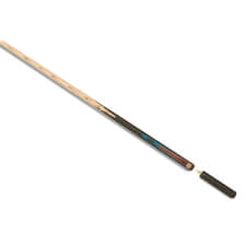 A Peradon Luna 3/4 Jointed 8 Ball Pool Cue with a mini butt