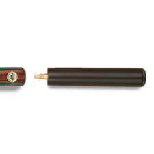 The mini butt of a Peradon Peradon Luna 3/4 Jointed 8 Ball Pool Cue 