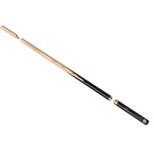 A separated Peradon Warrior Three Section 8 Ball Pool Cue 