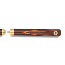 The dome joint of a Peradon Flare Three Section 8 Ball Pool Cue
