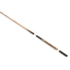 A separated Peradon Knight ¾ Jointed Snooker Cue