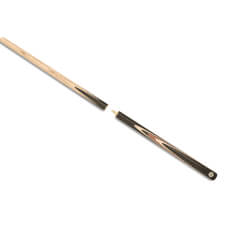 A separated Peradon Guildford ¾ Jointed Snooker Cue
