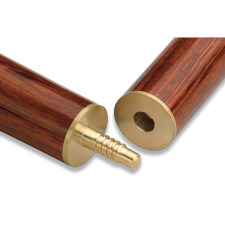 The joint of a Peradon Cougar Three Section Cannon Cue