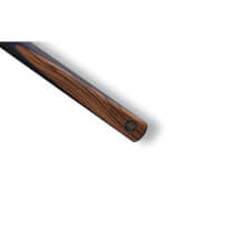 The butt of a Peradon Azure 2pc Cannon Cue