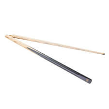 A dismantled Peradon Cub 2pc Cannon Cue