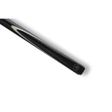 The butt of a Peradon Shadow 2pc Cannon Cue