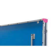 A fully folded Butterfly Active 19 Home Tennis Table