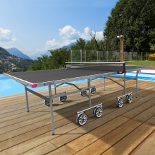 Butterfly Garden Rollaway 4000 Tennis Table in grey.