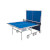 A half folded Butterfly Garden Rollaway 4000 Tennis Table