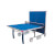 A half folded Butterfly Garden Rollaway 6000 Tennis Table