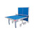 A half folded Butterfly Garden Rollaway 7000 Tennis Table