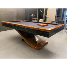 Custom-finished Flow in Ironwood & Grey.