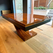 A Flow Slate Bed Pool table with top installed by Liberty Games team.