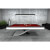 A Flow Slate Bed Pool Table with red cloth
