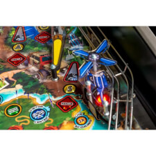 A close up shot of the Stern Jurassic Park Pro pinball machine