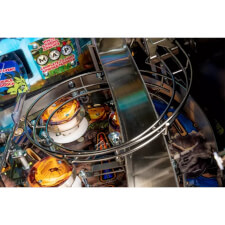 A close up shot of the Stern Jurassic Park Pro pinball machine