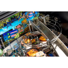 A close up shot of the Stern Jurassic Park Pro pinball machine