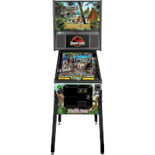 A front view of the Stern Jurassic Park Pro pinball machine