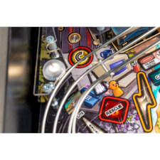 A close up shot of the Stern Jurassic Park Premium pinball machine