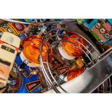 A close up shot of the Stern Jurassic Park Premium pinball machine