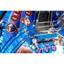 A close up shot of the Stern Star Wars Pin pinball machine