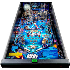 The playfield of the Stern Star Wars Pin pinball machine