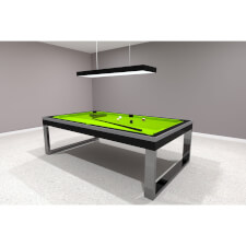 The Singapore Slate Bed Pool table with green cloth