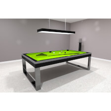 The Singapore Slate Bed Pool table with green cloth