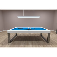 The Singapore Slate Bed Pool table with blue cloth