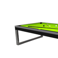 The legs of the Singapore Slate Bed Pool table