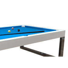 The Singapore Slate Bed Pool table with blue cloth