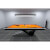 The Stellar Slate Bed Pool table with orange cloth