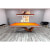 The Stellar Slate Bed Pool table with orange cloth