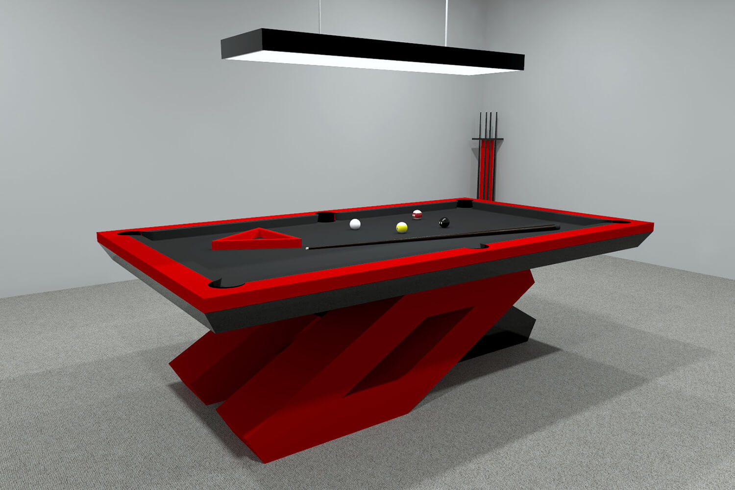 The Dozer Slate Bed Pool Table | Liberty Games