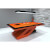 The Dozer Slate Bed Pool table with orange cloth