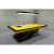 The Dozer Slate Bed Pool table with yellow cloth