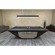 The Rameses Slate Bed Pool table with black cloth