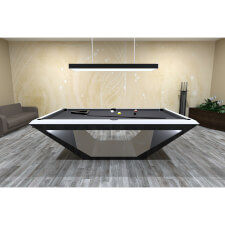 The Rameses Slate Bed Pool table with black cloth