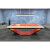 The Rameses Slate Bed Pool table with orange cloth