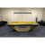 The Rameses Slate Bed Pool table with yellow cloth
