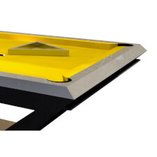 A close up shot the Rameses Slate Bed Pool Table