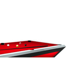 A side shot of the Rameses Slate Bed Pool table