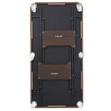 The Dark Walnut snooker table folded