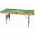 A side view of the Pureline snooker in Oak.