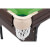 The pocket and catch net on the Pureline snooker table.