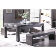 The Lux Grey with tops and benches.