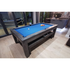 The Lux Grey with a blue cloth.